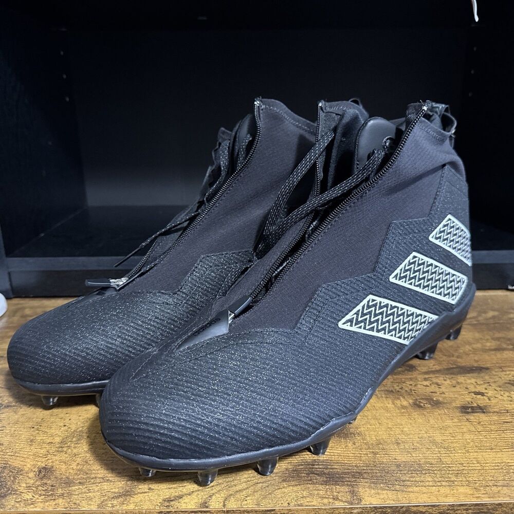 ADIDAS NASTY FLY 2.0 FOOTBALL CLEATS BLACK METALLIC GV8309 MENS SIZE 16
